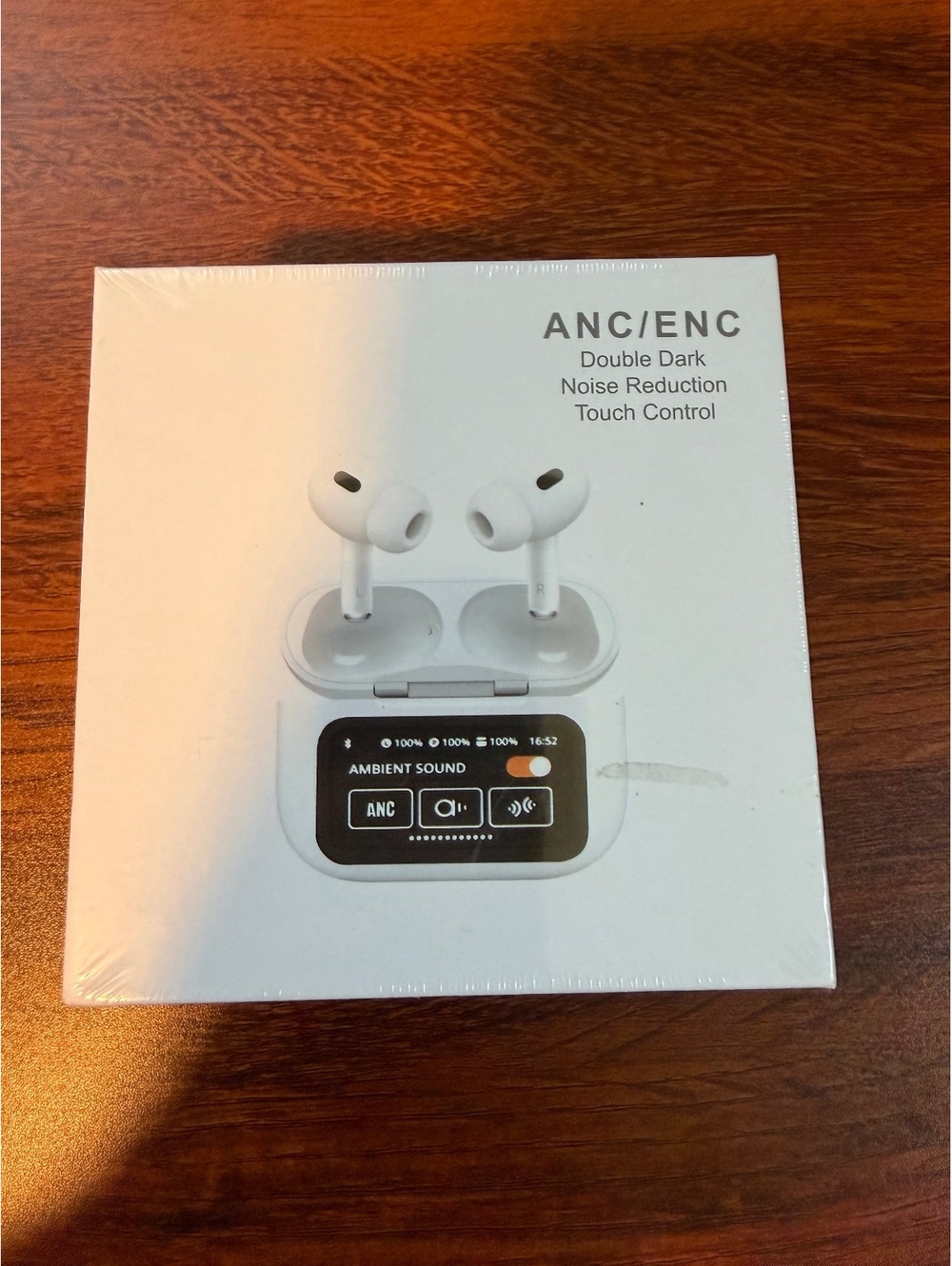 ANC/ENC Bluetooth True Wireless In-Ear Earbuds White w/ Touch Control